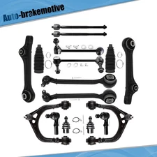 16x Front Upper Lower Control Arm Ball Joint Tie Rod End For Dodge Charger 11-14