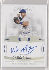 2022 Panini Flawless Flawless Signatures 4/25 Whit Merrifield #FS-WM Auto 8em