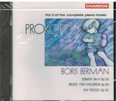 Prokofjew: Komplette Klaviermusik Vol. 3 / Boris Berman - CD