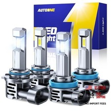 H11 9005 LED Bulb Direct Fit 1:1 Mini Size, 70000LM H8/H9 9005/HB3 H11/H8/H9
