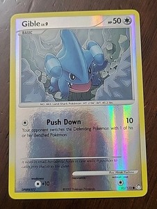 LP! Pokemon - Gible 85/123 Reverse Holo D&P Mysterious Treasures
