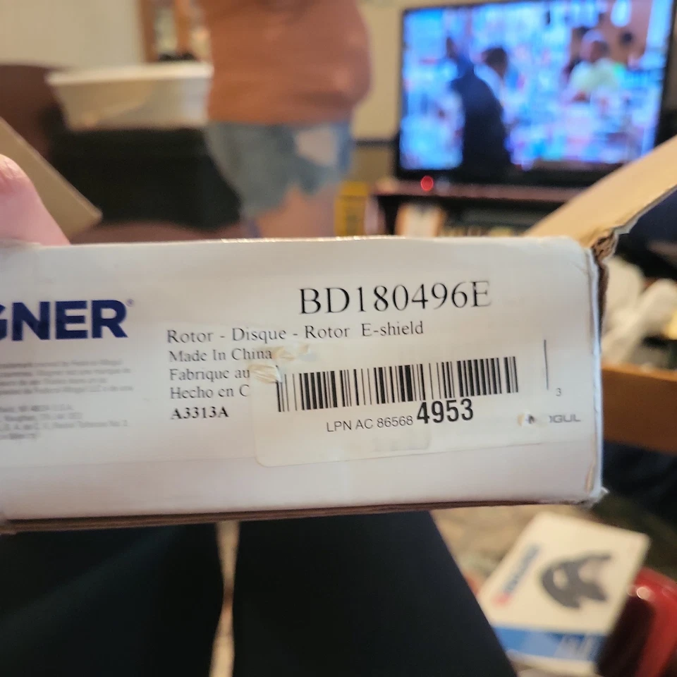 Rotor de freno de disco Wagner Brake BD180496E para Hyundai Kia Accent Rio 12-22 Foto 2 de 2