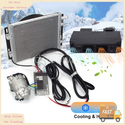 12V Cool & Heat Electric Universal Underdash Air Conditioner DC Auto Car A/C Kit