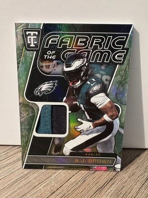 2024 Panini Totally Certified AJ Brown Patch Mirror Platinum Camo /35