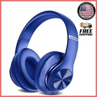 Over-Ear 9S Bluetooth Headphones with 60H Battery Life, 6 EQ Modes & Microphone