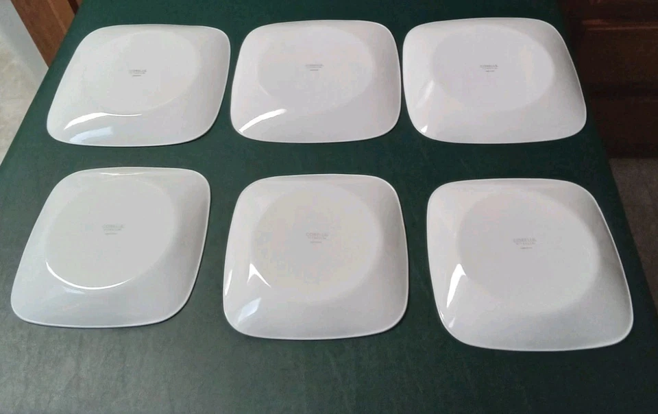 Corelle Urban Arc Set Of 3 Each Square Dinner 10 1/2" & Lunch Salad 8.5" Plates - Image 4 of 4