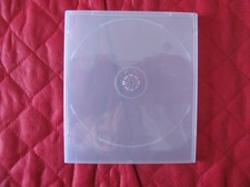 100 New Soft Plastic Single DVD cases with Outer Clear Sleeve