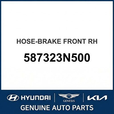 Hyundai Equus 2010-2015 Schlauch-Bremse Vorne OEM Neu 587323N500