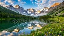 Digital Image Picture Photo Wallpaper Background Desktop Mountains Lake #A532