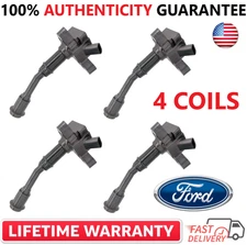 x4 OEM FORD Ignition Coils For 2014-2019 Ford Escape Fusion I4, DS7G-12A366-BB