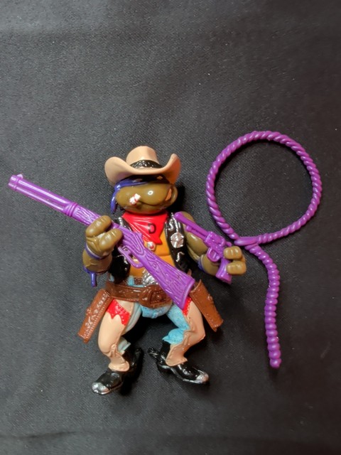 1992 TMNT Wacky Wild West CRAZY COWBOY DON Near Complete Vintage Playmates