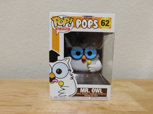 New Funko Pop Ad Icons Tootsie Roll Pops #62 Mr. Owl vinyl figure