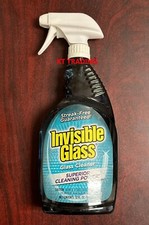 VIDRIO INVISIBLE Auto Ventanas Espejo Parabrisas Sin Rayas AEROSOL LIMPIADOR 946 ml