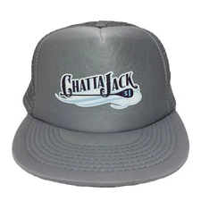 ChattaJack Snapback Hat Mesh Foam Trucker Gray River Race