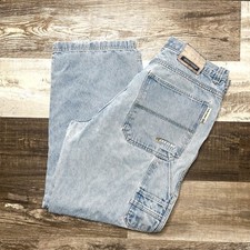 Vintage Y2K CULTURE Skate Jeans Carpenter Single Loop Baggy Fit Size 38X32