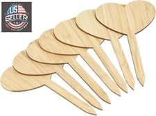 5pcs Plant Tags Natural Handmade Smooth Edges...