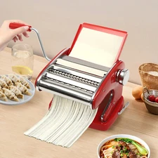 Pasta Maker Machine Adjustable Thickness Manual Pasta Making Machine 0.3mm-5mm
