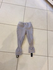 Girls 4 Tuffrider jodphurs Grey