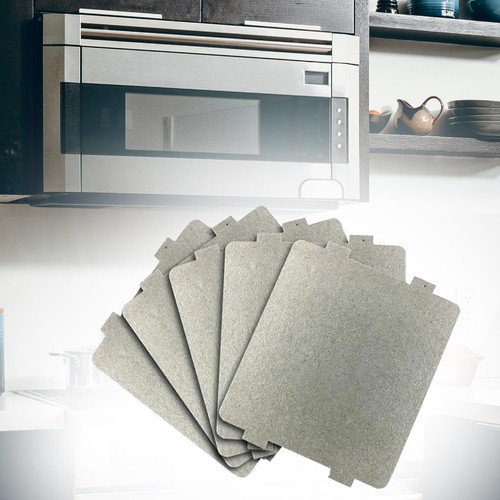 JOYSOG Lot de 5 plaques de mica pour guide d'ondes pour micro-ondes - Accessoires d'isolation thermique pour four à micro-ondes (11,5 x 4,6 cm