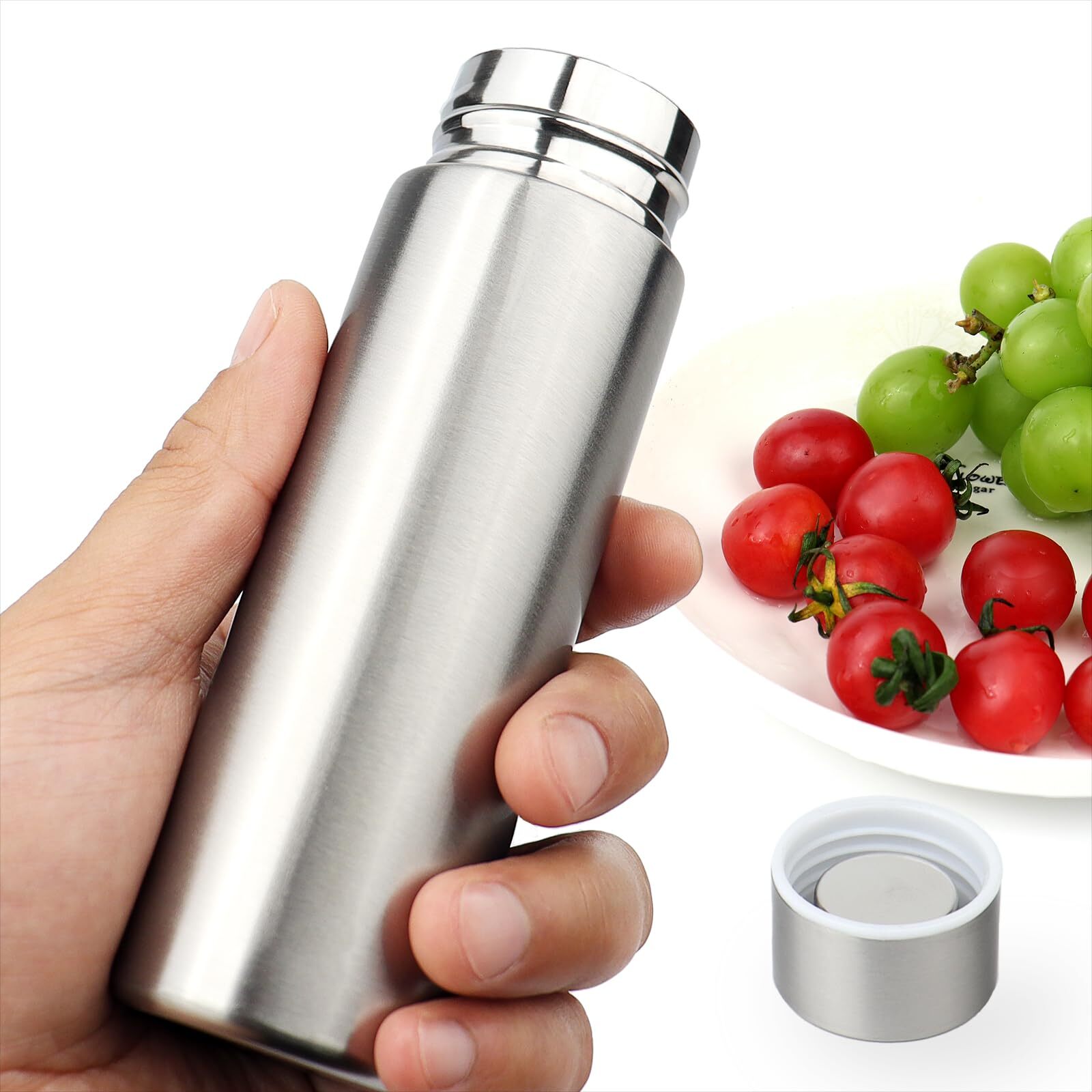 Cute Small Water Bottle 4.4 Fl. Oz Mini Slim Flask For Women