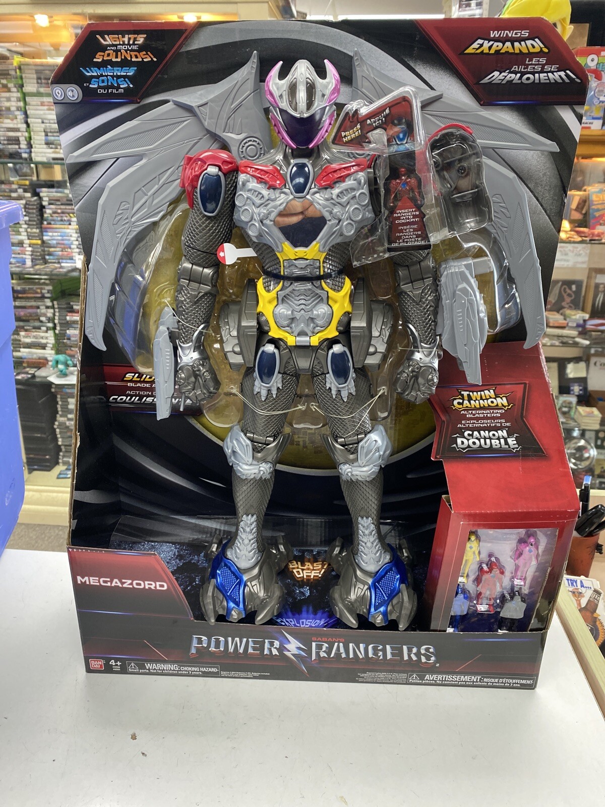 megazord power rangers bandai