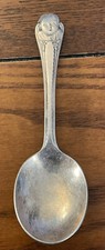 Vintage Gerber Baby Spoon Winthrop Silver Plate 4 Length Collectible Flatware S