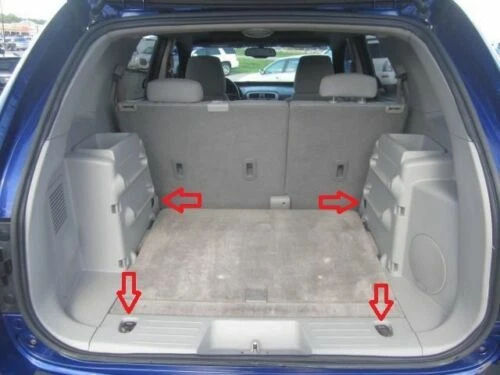 Red de carga estilo piso maletero para Chevy Equinox Pontiac Torrent 2005-2009 nueva Foto 3 de 4