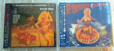 SURF COASTERS - Surf Panic '95 + Surfside Village (2 CDs, with obi)