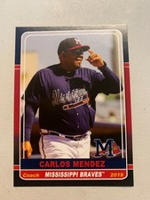 Carlos Mendez Card 2019 Mississippi Braves Team Card