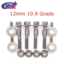 12mm Adjustable Camber Alignment Cam Bolt Bolts Kit for Front Wheels Cam Bolts