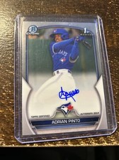 2023 Bowman Chrome Adrian Pinto Auto