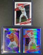 2021 Donruss Optic MIKE TROUT Lot - Carolina Blue /50 + Mythical Holo + Base