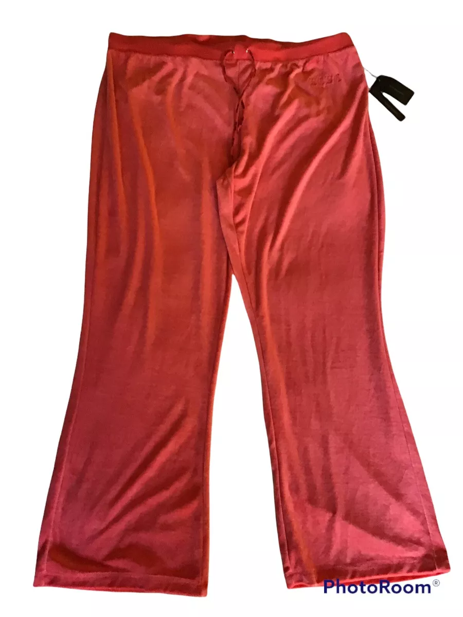 New BCBG Max Azria Logo Long Lounge Pants Activewear Poppy Plus