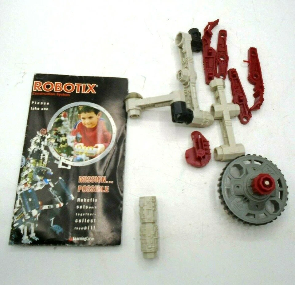 ROBOTIX Lot Assorted Pieces 3 With Motor Connectors Catalog Free Ship Vintage YY - Image 3 of 4