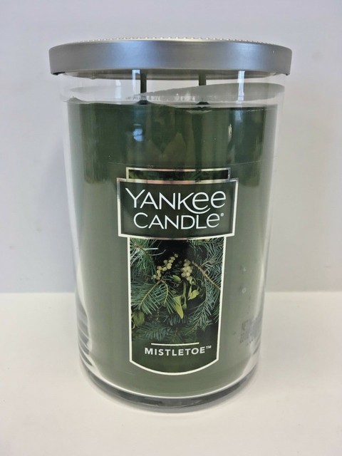 Download Yankee Candle - MISTLETOE - Large - 22oz. Glass Jar for ...