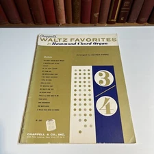 Chappells Waltz Favorites For Hammond Chord Organ 