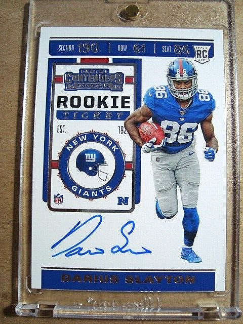 2019 Darius Slayton Panini Contenders Variation Rookie Ticket Autograph RC 🔥QTY