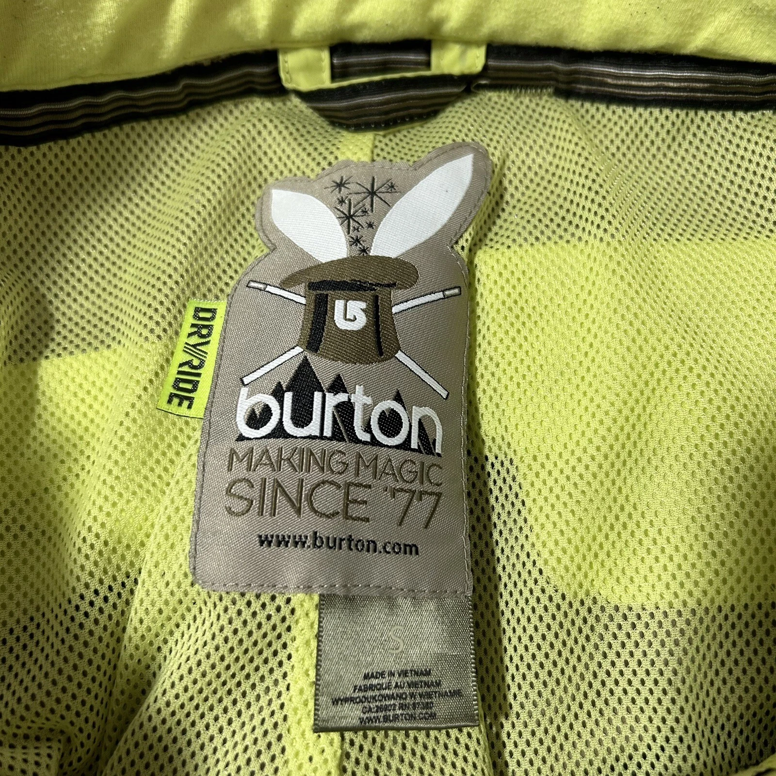 burton dry ride adjustable waist ski winter 