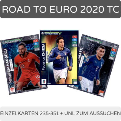 Panini Road to UEFA EURO 2020 Adrenalyn XL  235-UNL18 zum aussuchen
