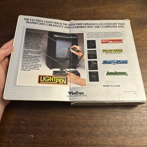 Art Master - GCE Vectrex 1982 - Complete W Light Pen - Tested - Authentic - Picture 7 of 12