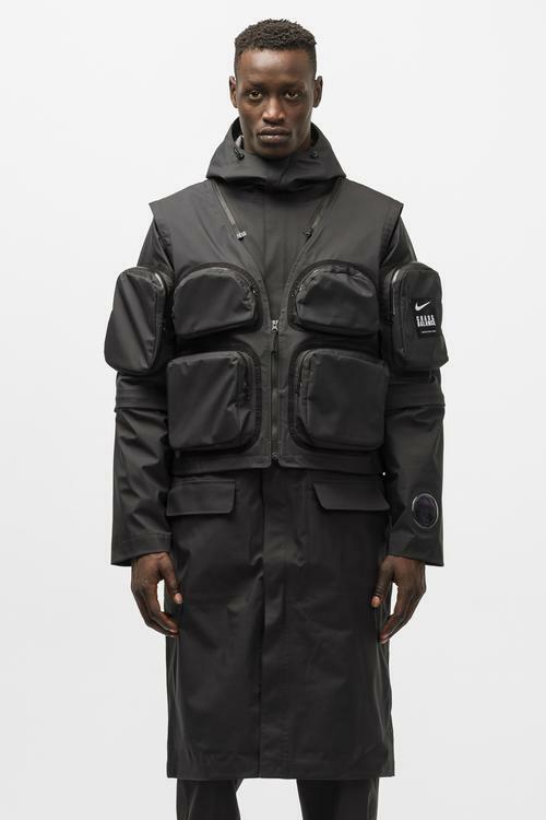 Men's Nike Undercover 2 in 1 Parka Jacket Black CW8017-010 Men's Nike Undercover 2 in 1 Parka Jacket Black CW8017-010