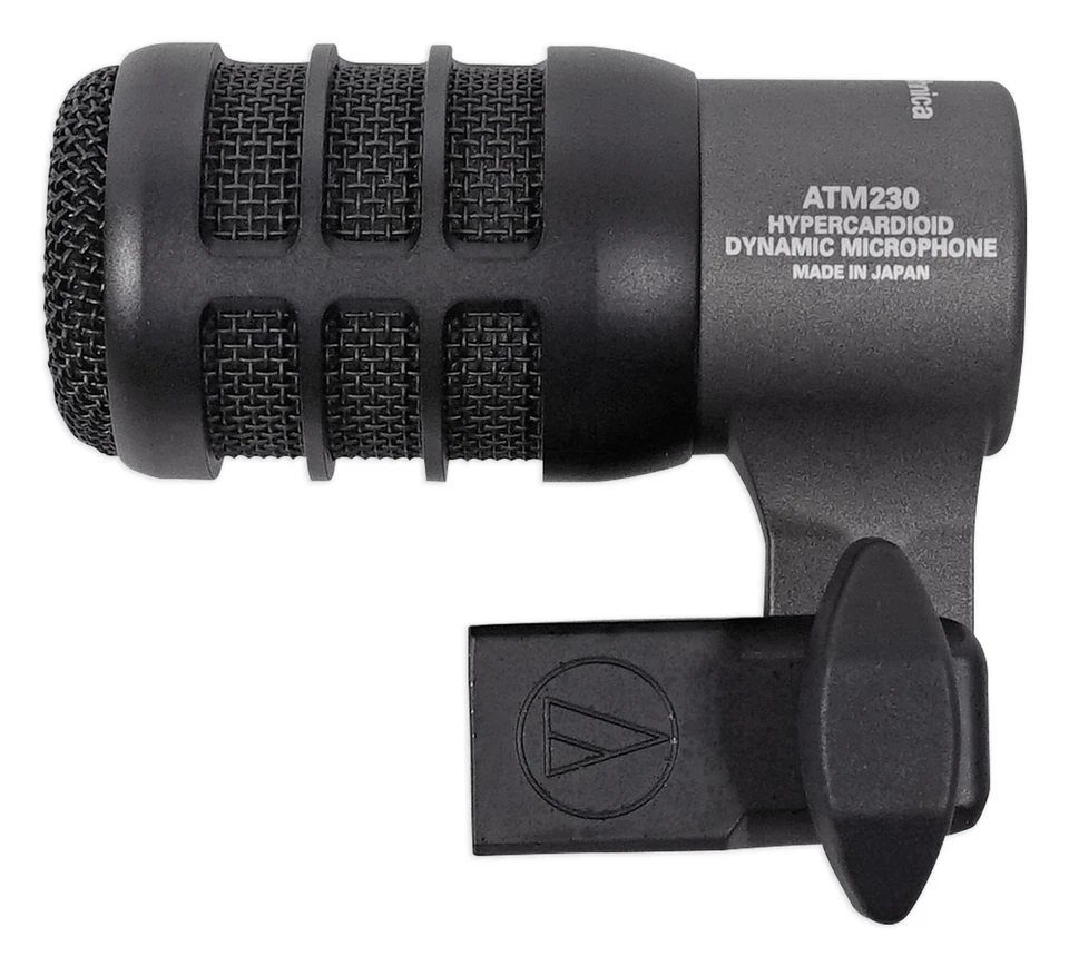 Audio Technica ATM230 Hypercardioid Dynamic Instrument Microphone Drum Mic+Mount - Image 4 of 4