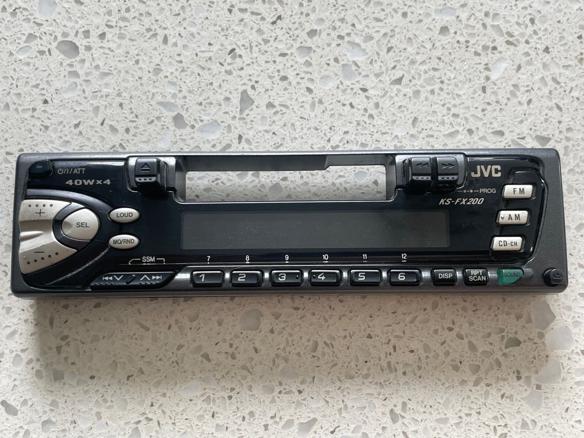 JVC KS-FX200 CAR STEREO FACEPLATE JVC KS-FX200 CASSETTE FACEPLATE