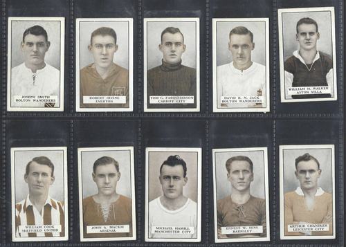 GALLAHER - FAMOUS FOOTBALLERS (GREEN) - FULL SET OF 100 CARDS - Picture 8 of 12