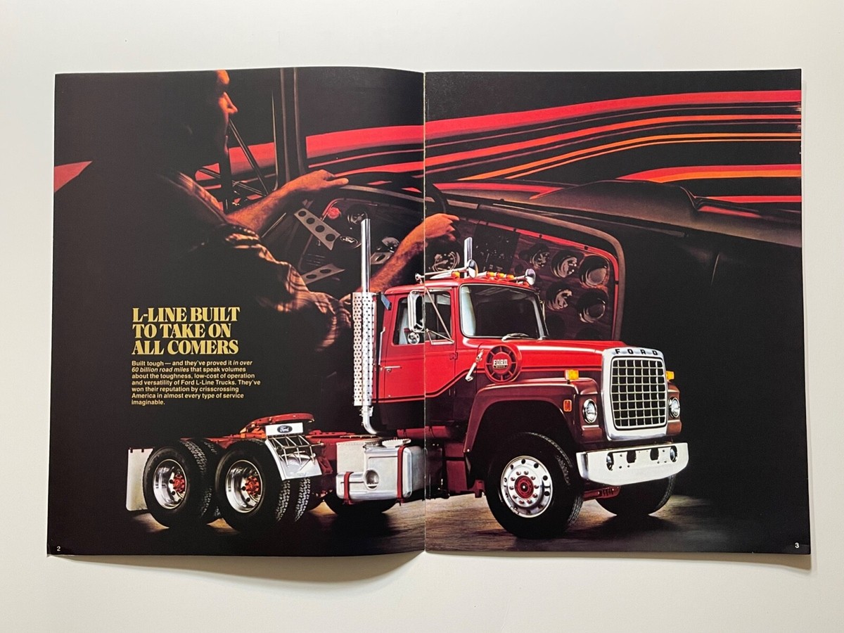 1982 - Ford L-Line 800-9000 Semi Truck *Original Sales Brochure