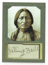 SITTING BULL - ACEO D. GORDON PROMO TRADING CARD - MINT CONDITION