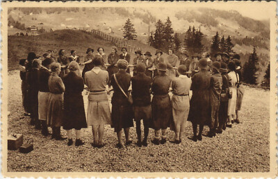 PC SCOUTING, FAREWELL SONG, Vintage Postcard (b28574)