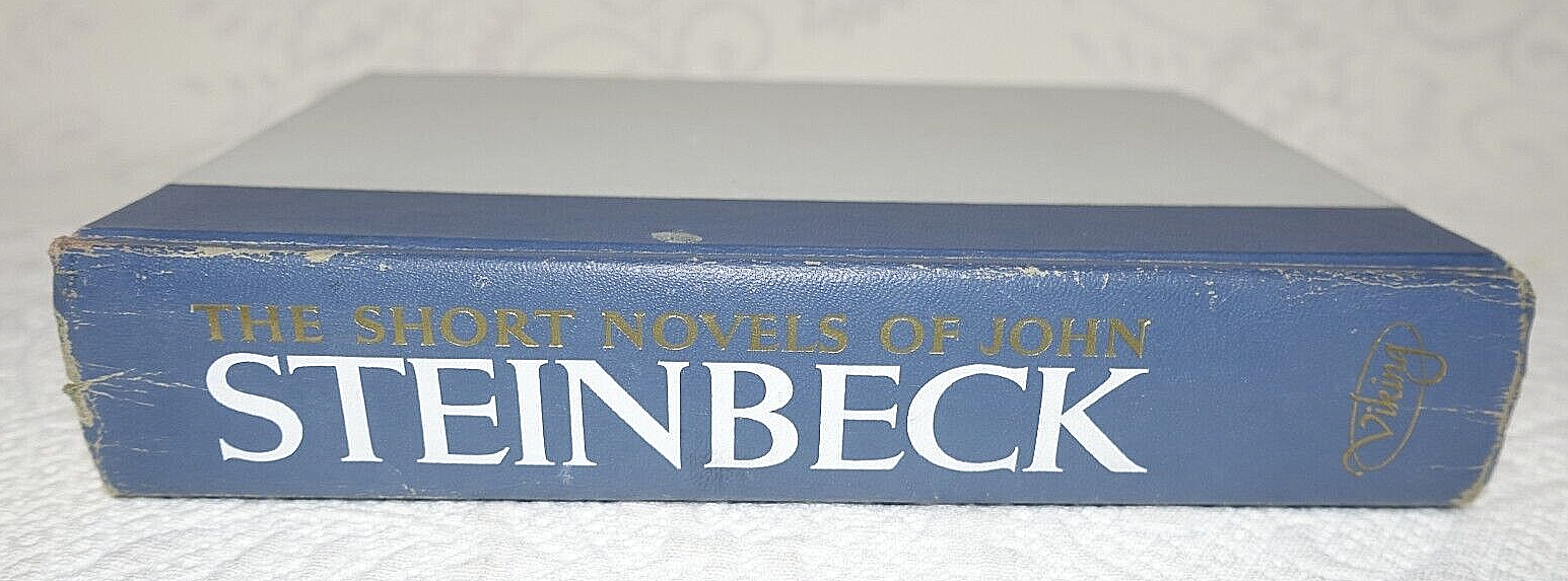 FILA JOHN STEINBECK Books Viking Press 1963 Short Novels Hardcover Cannery Row