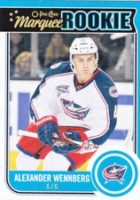 14/15 OPC..ALEXANDER WENNBERG..MARQUEE ROOKIE..# U20..BLUE JACKETS.COMBINED SHIP