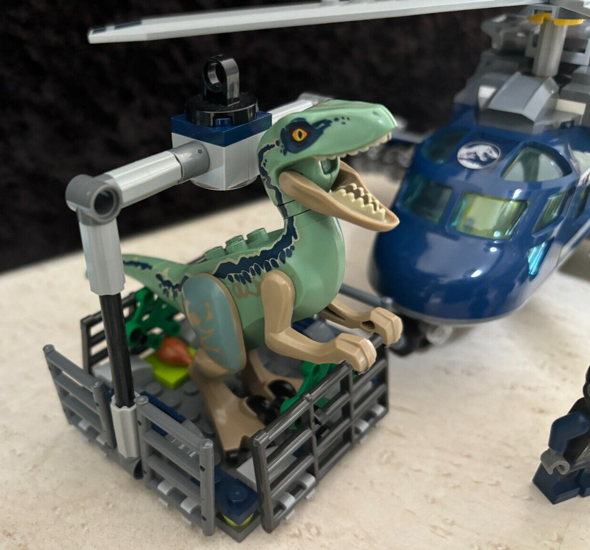 LEGO Jurassic World #75928 Blue's Helicopter Pursuit 100% Complete
